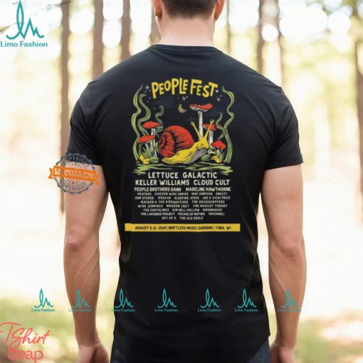 People Fest At Driftless Music Gardens Yuba WI On August 8 10 2024 Unisex T Shirt