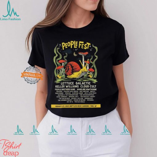 People Fest At Driftless Music Gardens Yuba WI On August 8 10 2024 Unisex T Shirt