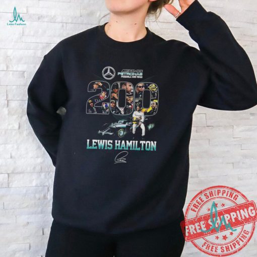 Petronas Formula One Team 200 Lewis Hamilton Signature Shirt