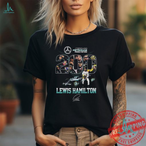 Petronas Formula One Team 200 Lewis Hamilton Signature Shirt