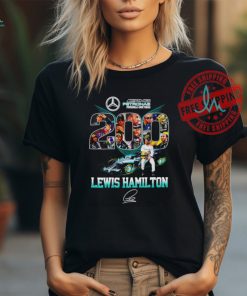 Petronas Pormula One Team 200 Lewis Hamilton Signature shirt