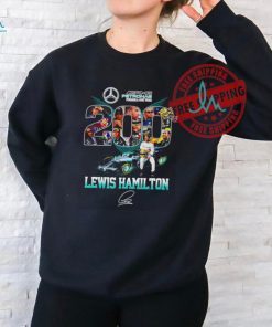 Petronas Pormula One Team 200 Lewis Hamilton Signature shirt