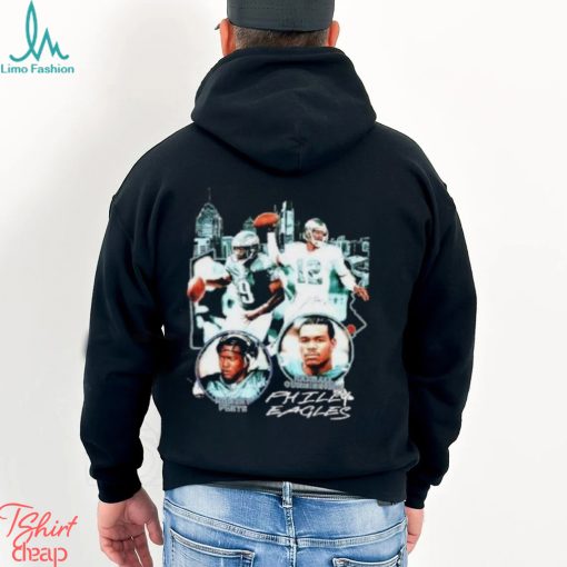 Philadelphia Eagles Qb Line Up Graphic Shirt
