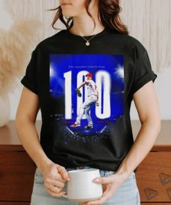 Philadelphia Phillies Aaron Nola 27 one hundred career wins shirt