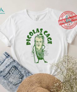 Picolas cage funny celebs meme cucumber pickle cute shirt