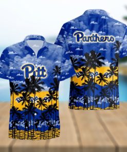 Pittsburgh Panthers Palms Tree Hawaiian Shirt