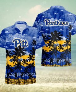 Pittsburgh Panthers Palms Tree Hawaiian Shirt