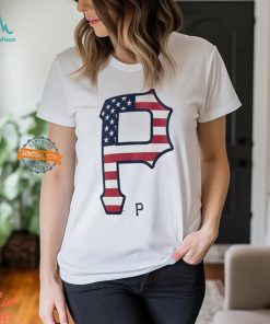 Pittsburgh Pirates P logo x Flag of the United States shirt