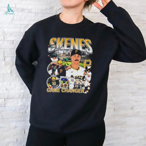 Pittsburgh Pirates Paul Skenes graphic vintage signature shirt