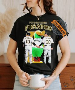 Pittsburgh Pirates Reynolds and Mascot and Skenes Signature T Shirt