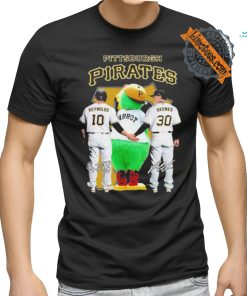 Pittsburgh Pirates Reynolds and Mascot and Skenes Signature T Shirt