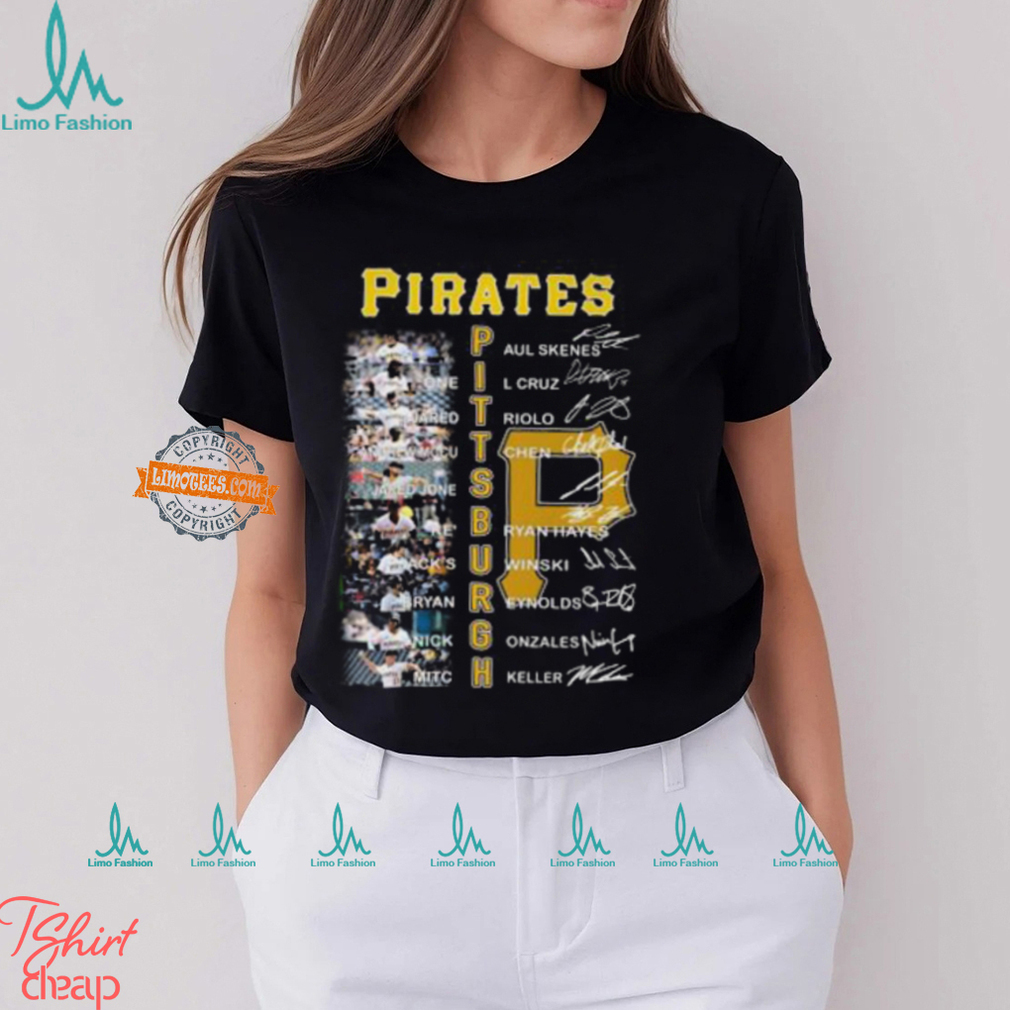 Pittsburgh Pirates Team Signature 2024 Unisex T Shirt Pittsburgh Pirates Team Signature 2024 Unisex T Shirt