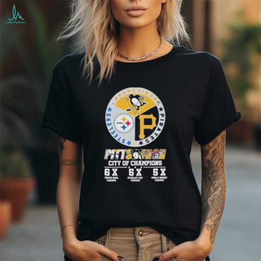 Pittsburgh Sports Teams City Of Champions 2024 Shirt