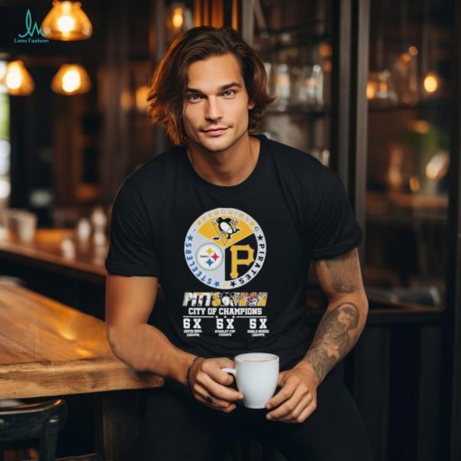 Pittsburgh Sports Teams City Of Champions 2024 Shirt
