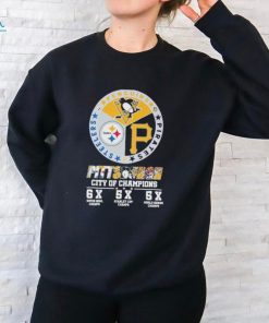 Pittsburgh Sports Teams City Of Champions 2024 Shirt