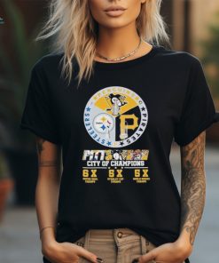 Pittsburgh Sports Teams City Of Champions 6x, 5x, 5x Shirt