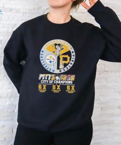 Pittsburgh Sports Teams City Of Champions 6x, 5x, 5x Shirt