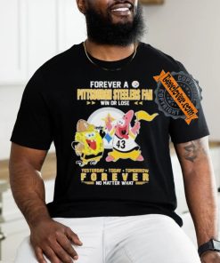 Pittsburgh Steelers spongebob squarepants forever fan no matter what T shirt