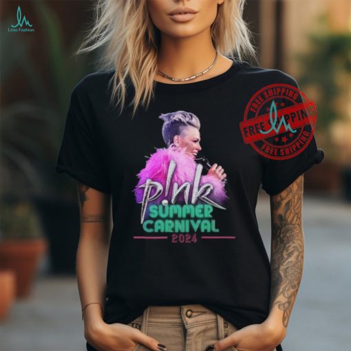 P!nk Pink Singer UK Summer Carnival 2024 Festival Tour T shirts