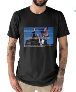 President Trump Assassination Attempt Fight Lords Prayer T shirt