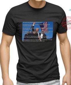 President Trump Assassination Attempt Fight Lords Prayer T shirt