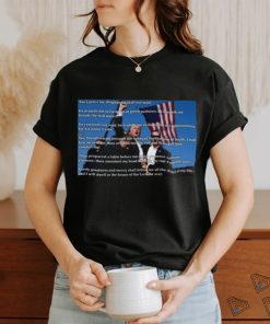 President Trump Assassination Attempt Fight Lords Prayer T shirt