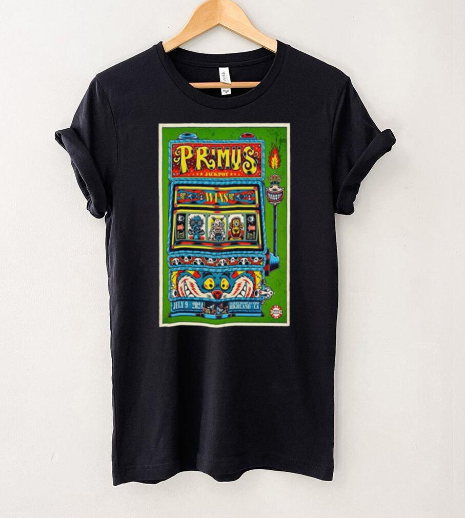Primus Jul 9 2024 Yaamava’ Theater in Highland CA Poster Shirt Primus Jul 9 2024 Yaamava’ Theater in Highland CA Poster Shirt
