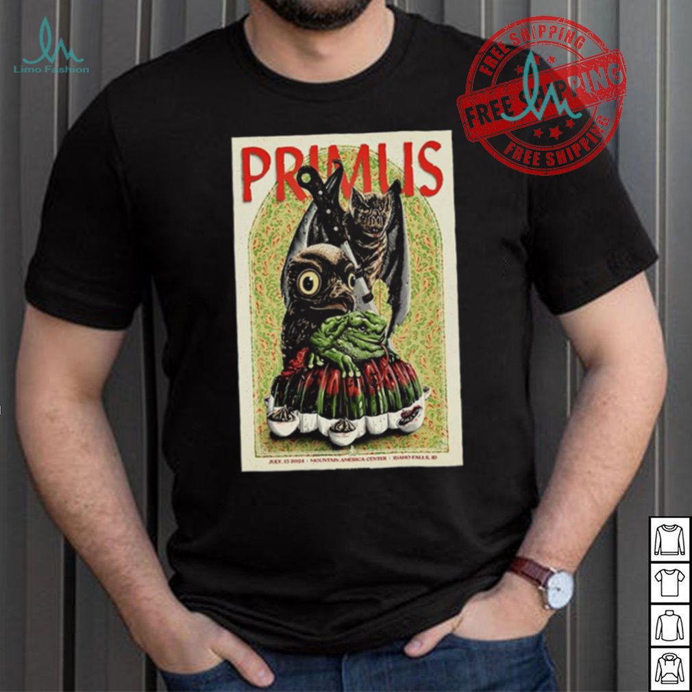 Primus Mountain America Center Idaho Falls ID July 15 2024 Poster Shirt Primus Mountain America Center Idaho Falls ID July 15 2024 Poster Shirt