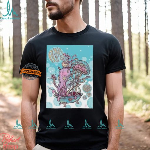 Primus Official Poster For Show At KettleHouse Amphitheater On July 22 2024 In Bonner MT Vintage T Shirt