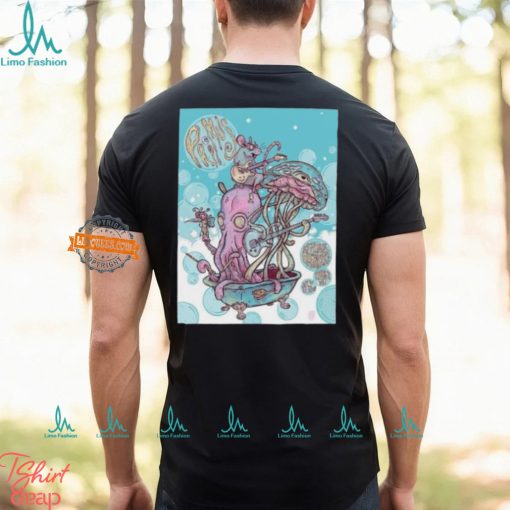 Primus Official Poster For Show At KettleHouse Amphitheater On July 22 2024 In Bonner MT Vintage T Shirt