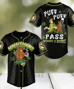 Puff Puff Pass Scooby A Doobie Baseball Jersey