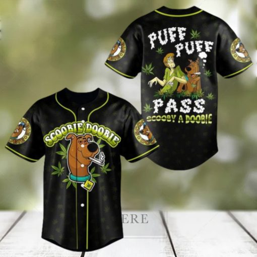 Puff Puff Pass Scooby A Doobie Baseball Jersey