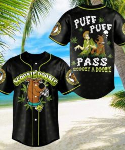 Puff Puff Pass Scooby A Doobie Baseball Jersey