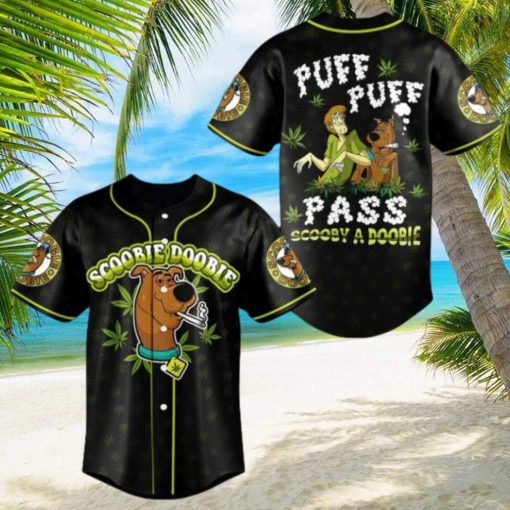 Puff Puff Pass Scooby A Doobie Baseball Jersey