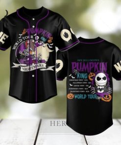 Pumpkin World Tour 2024 Custom Baseball Jersey