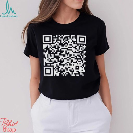 Qr Code  With A Special Message Shirt