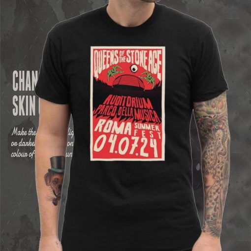 Queens Of The Stone Age Rome Summer Fest 2024 Poster Shirt