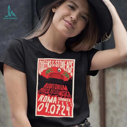 Queens Of The Stone Age Rome Summer Fest 2024 Poster Shirt