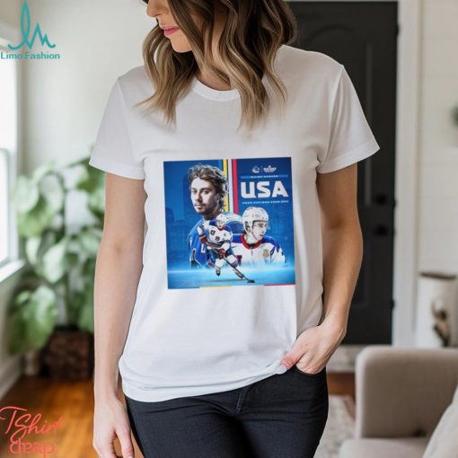 Quinn Hughes named to Team USA for the 4 Nations Face Off Shirt