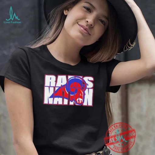 Rams nation logo shirt