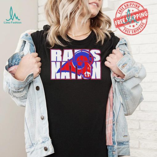 Rams nation logo shirt