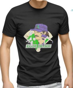Randy Johnson Arizona Diamondbacks baseball cartoon t shirt