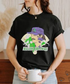Randy Johnson Arizona Diamondbacks baseball cartoon t shirt