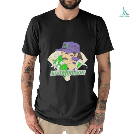 Randy Johnson Arizona Diamondbacks baseball cartoon t shirt