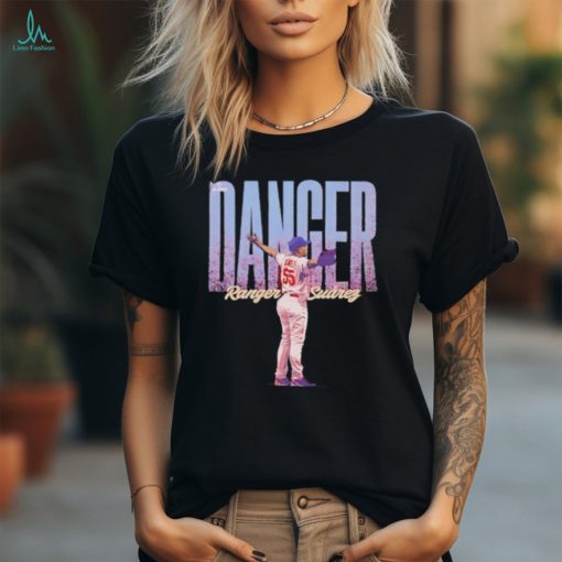 Ranger Suarez danger bold Philadelphia Phillies caricature shirt