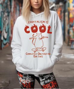 Rat skateboard capitalism is cool completely obliterating our lives shirt