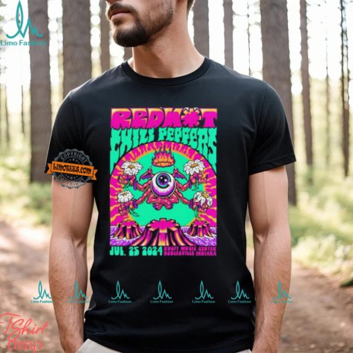 Red Hot Chili Peppers Ruoff Music Center in Noblesville IN On July 25 2024 Unisex T Shirt