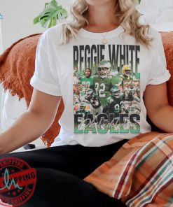 Reggie White Philadelphia Eagles collage retro shirt