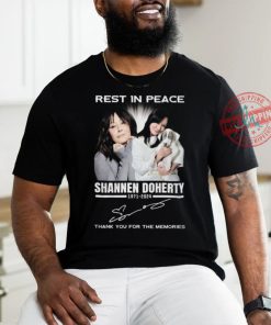 Rest In Peace Shannen Doherty 1971 2024 Thank Yuo For The Memories T Shirt