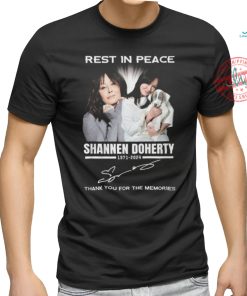 Rest In Peace Shannen Doherty 1971 2024 Thank Yuo For The Memories T Shirt